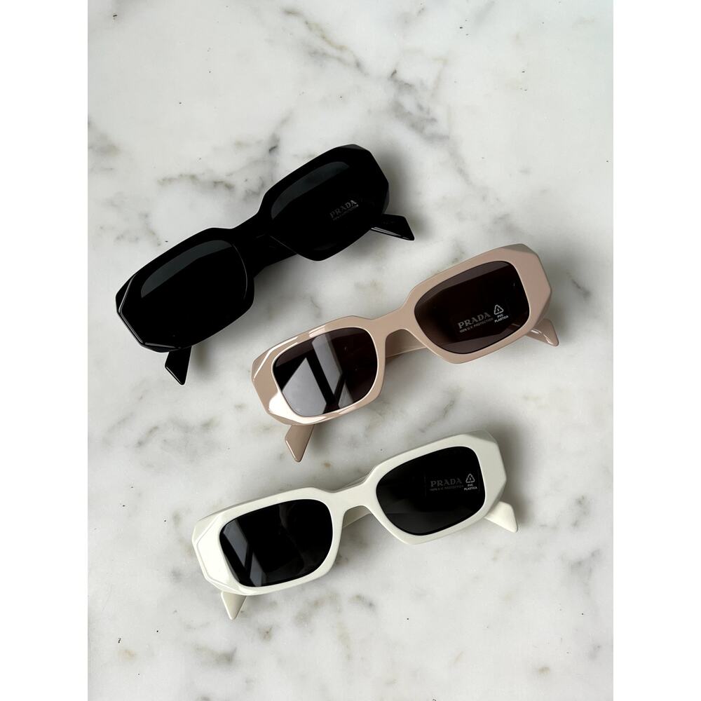 NEW Prada PR17WS Sunglasses in White Talc - Picture 4 of 12